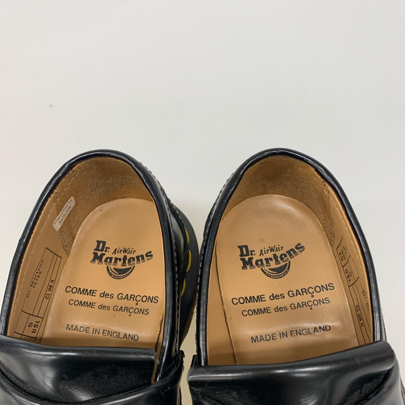 シューズ Dr.Martens ×COMME des GARCONS ADRINA タッセルローファー 3 ブラック ブラック
