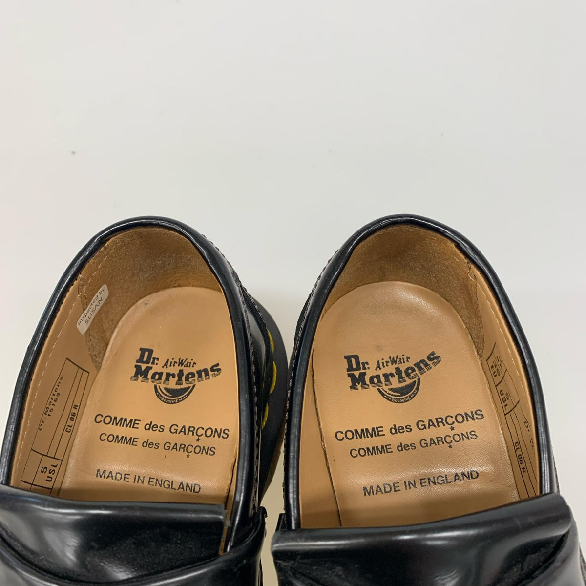 シューズ Dr.Martens ×COMME des GARCONS ADRINA タッセルローファー 3 ブラック ブラック
