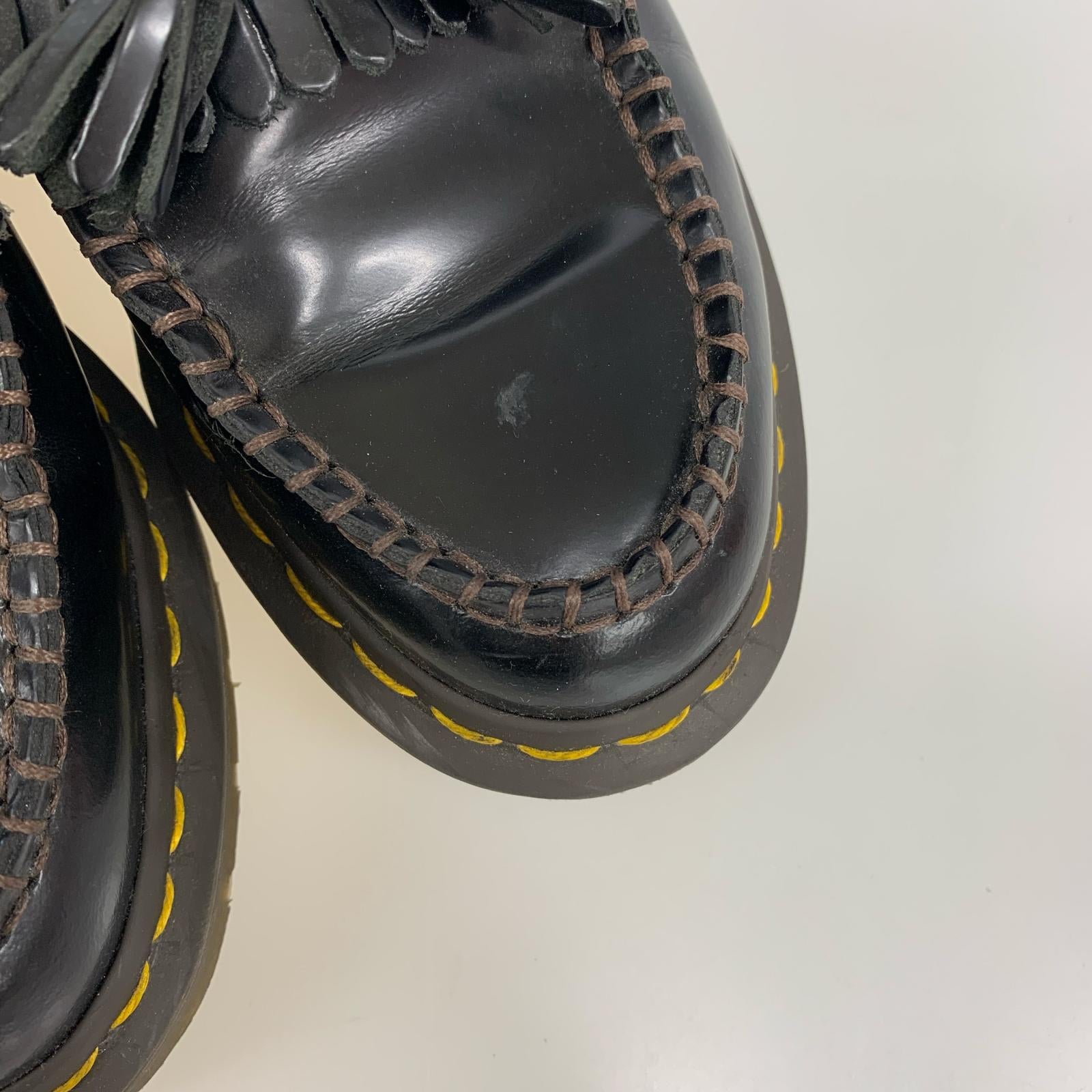 シューズ Dr.Martens ×COMME des GARCONS ADRINA タッセルローファー 3 ブラック ブラック