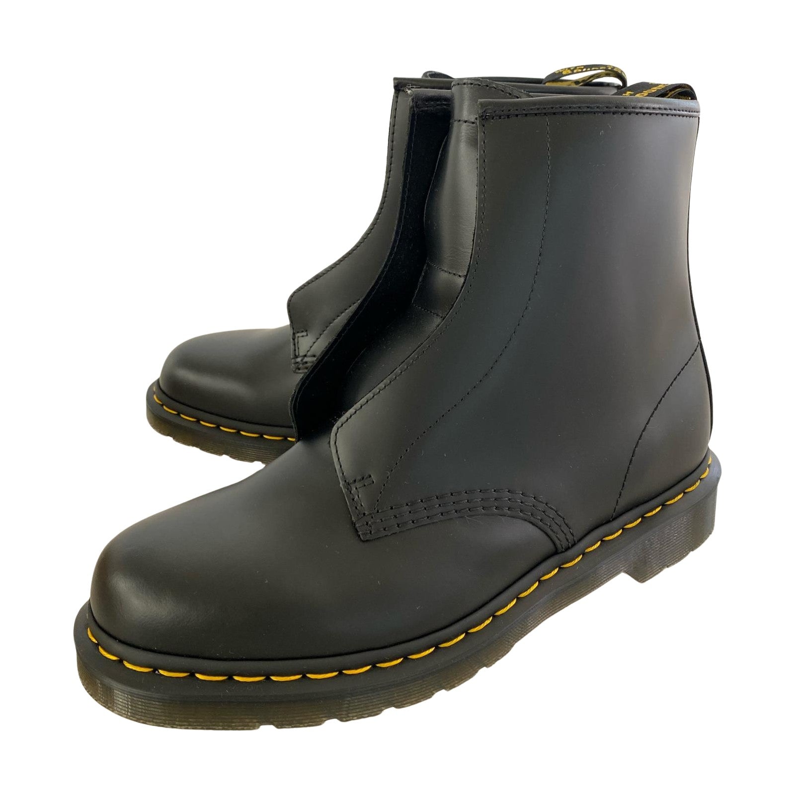 ブーツ Dr.Martens 1460 LACELESS プルオンブーツ 9 ブラック ブラック