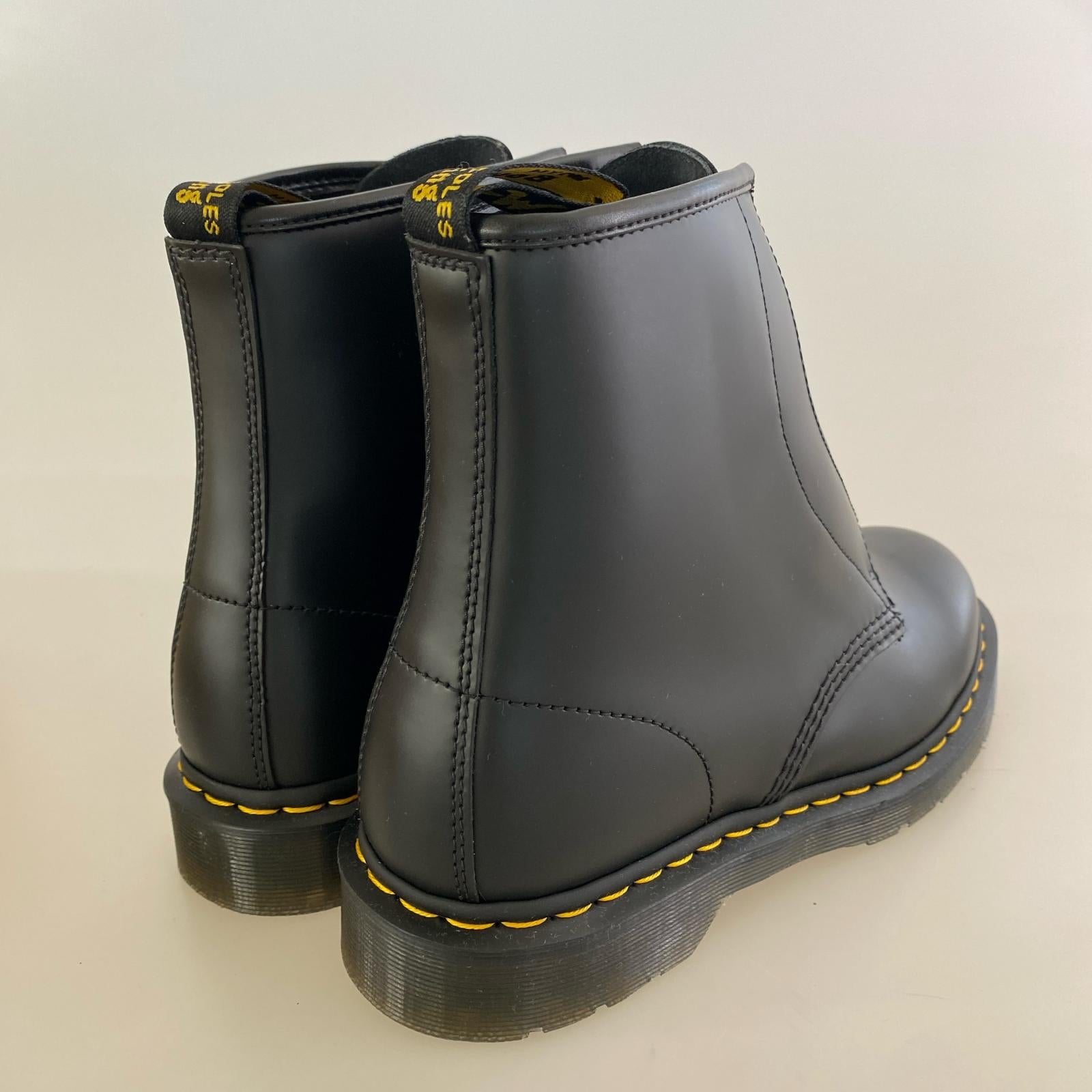 ブーツ Dr.Martens 1460 LACELESS プルオンブーツ 9 ブラック ブラック