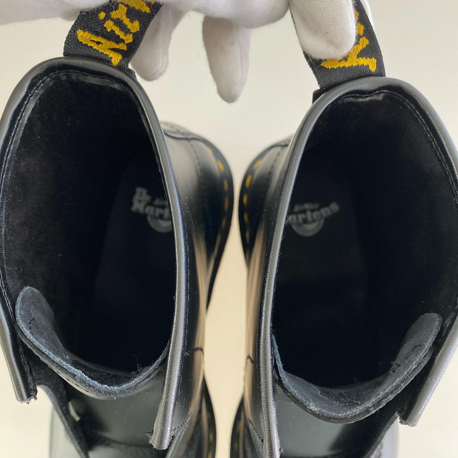 ブーツ Dr.Martens 1460 LACELESS プルオンブーツ 9 ブラック ブラック