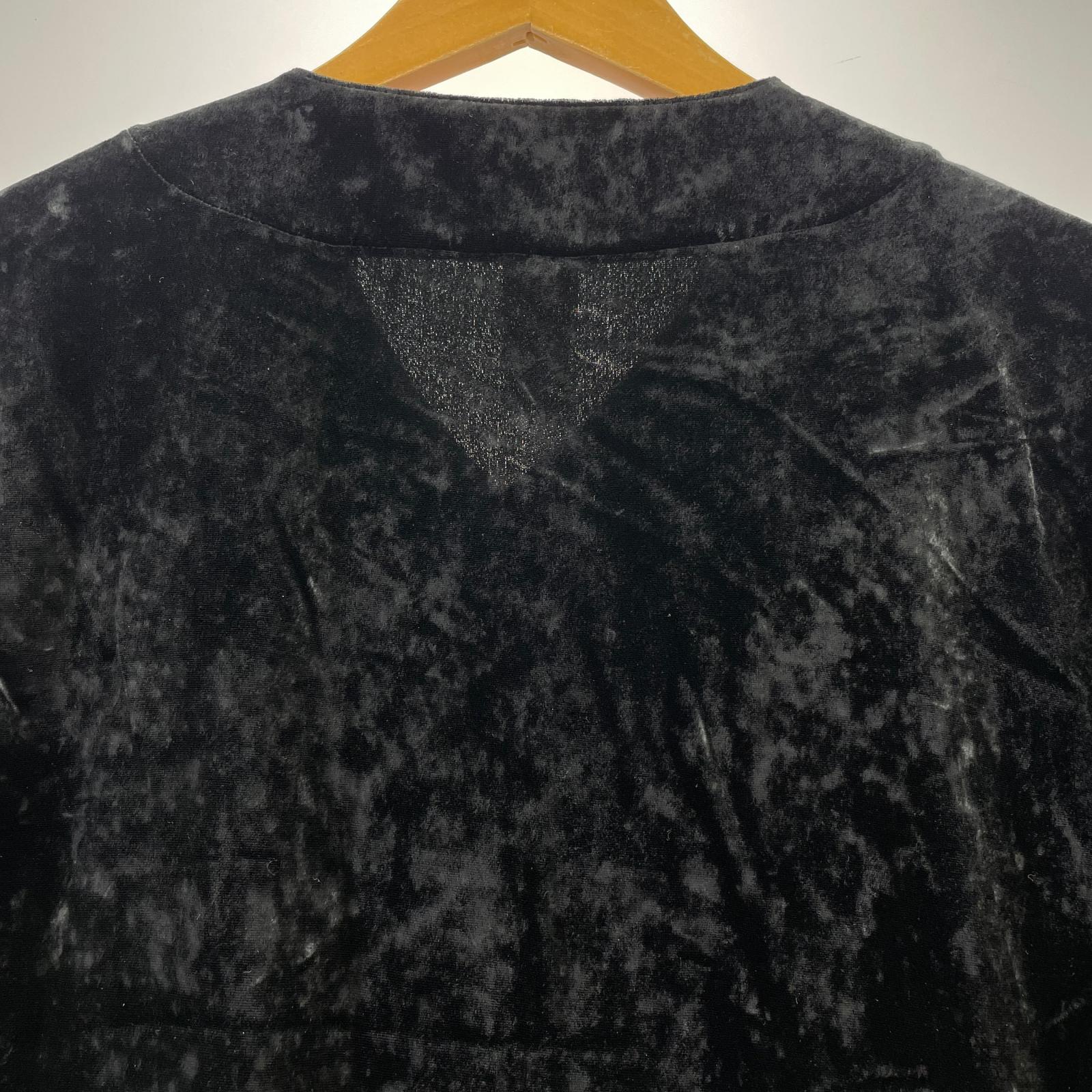 半袖シャツ Supreme 25SS Velvet Baseball Jersey black (L) L ブラック
