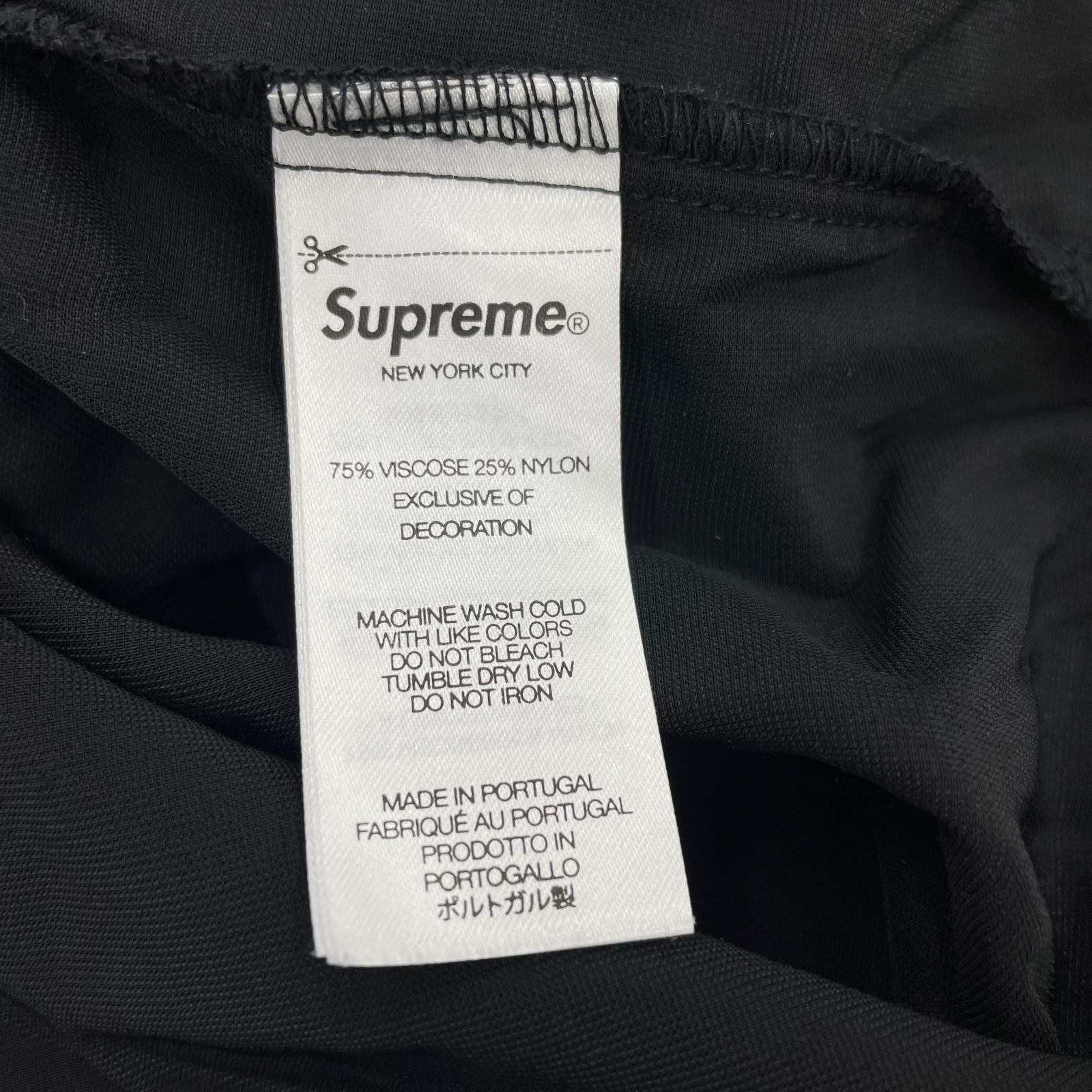 半袖シャツ Supreme 25SS Velvet Baseball Jersey black (L) L ブラック