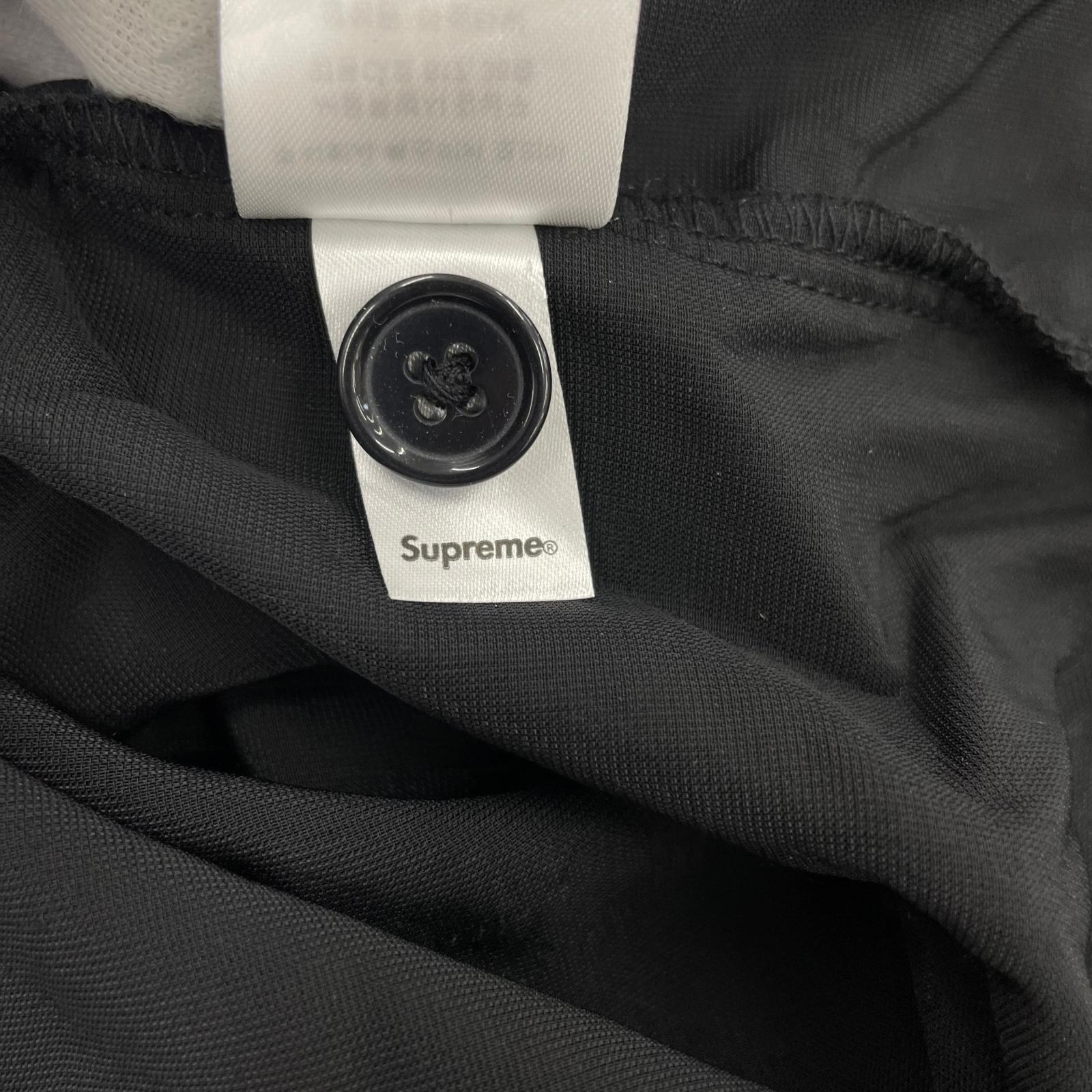 半袖シャツ Supreme 25SS Velvet Baseball Jersey black (L) L ブラック