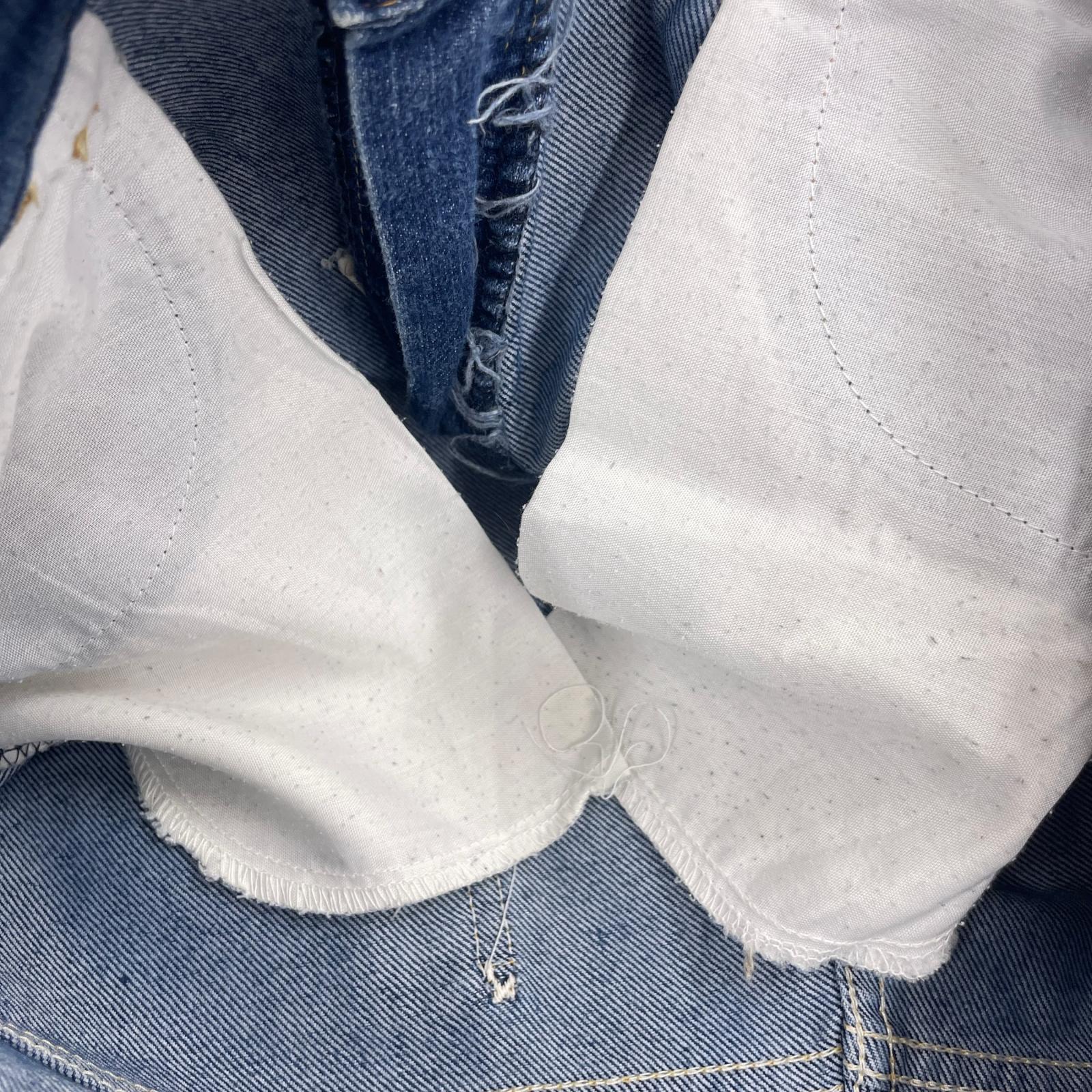デニムパンツ 70s 42talon ブーツカット 30 ブルー