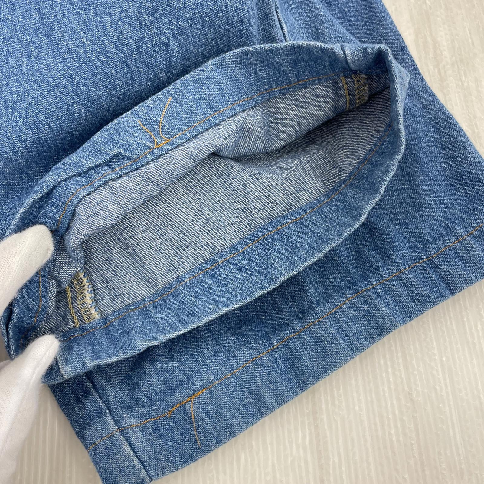 デニムパンツ デニムイージーパンツ (L)