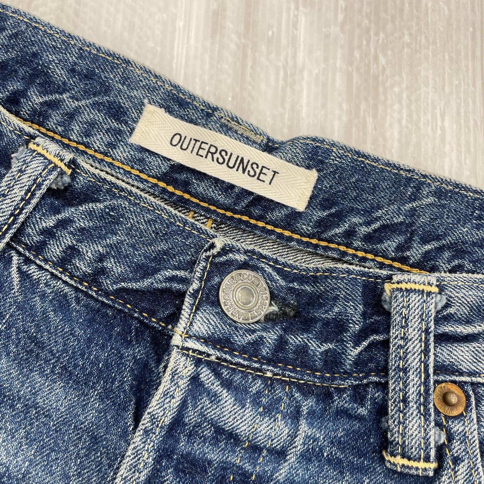 デニムパンツ WAREHOUSE × OUTERSUNSET デニムパンツ S S