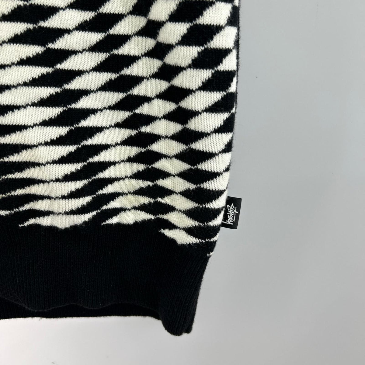 ニット STUSSY Psychedelic Check Vest M