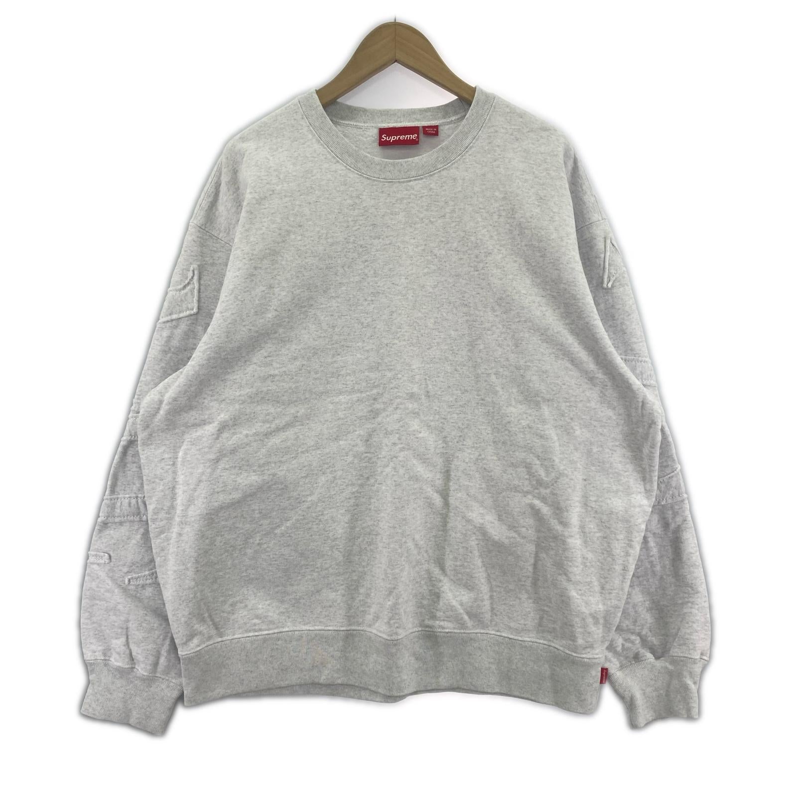 スウェット 22SS Tonal Applique Crewneck GRY L L グレー