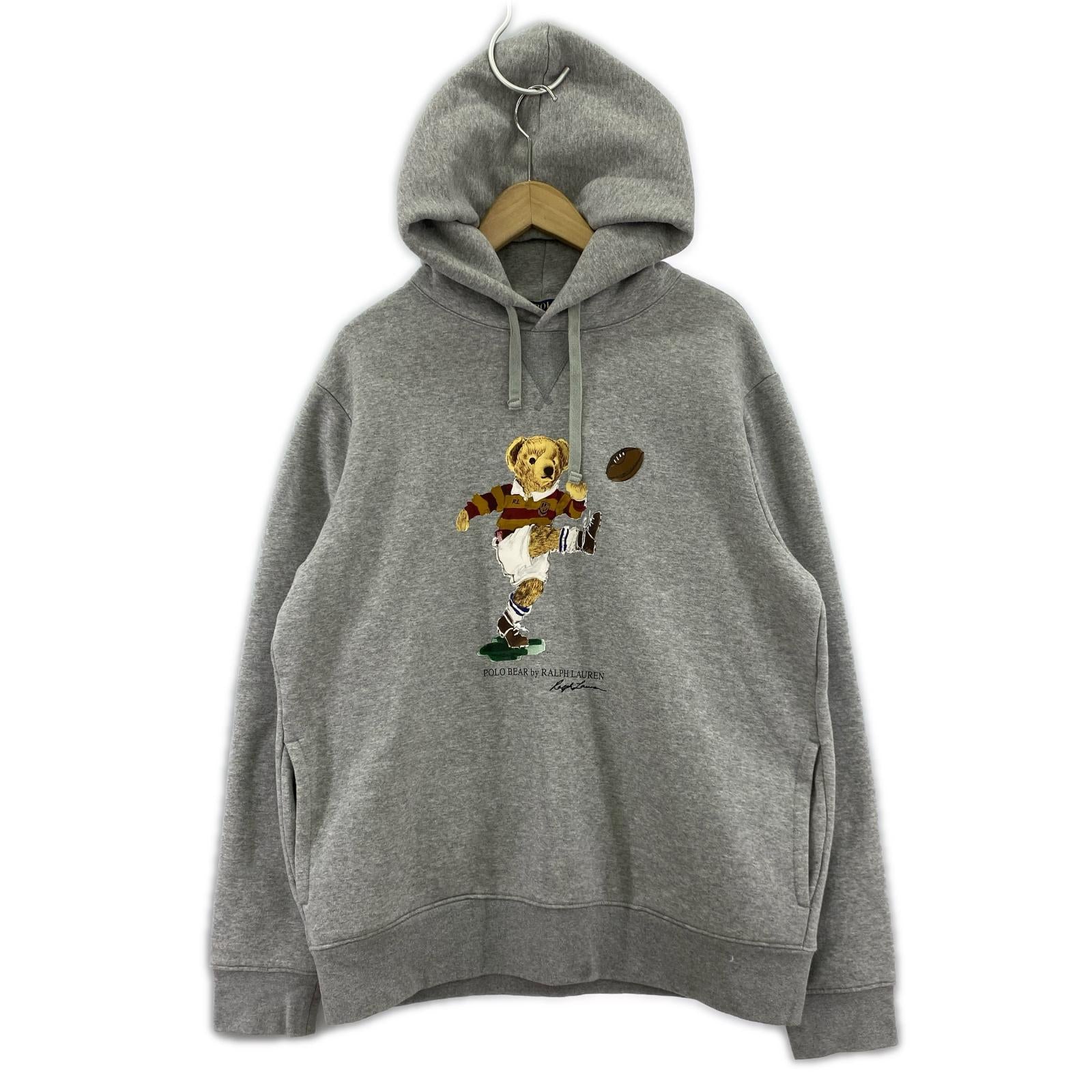 パーカー 19AW Kicker Bear Fleece Hoodie GRY L L グレー