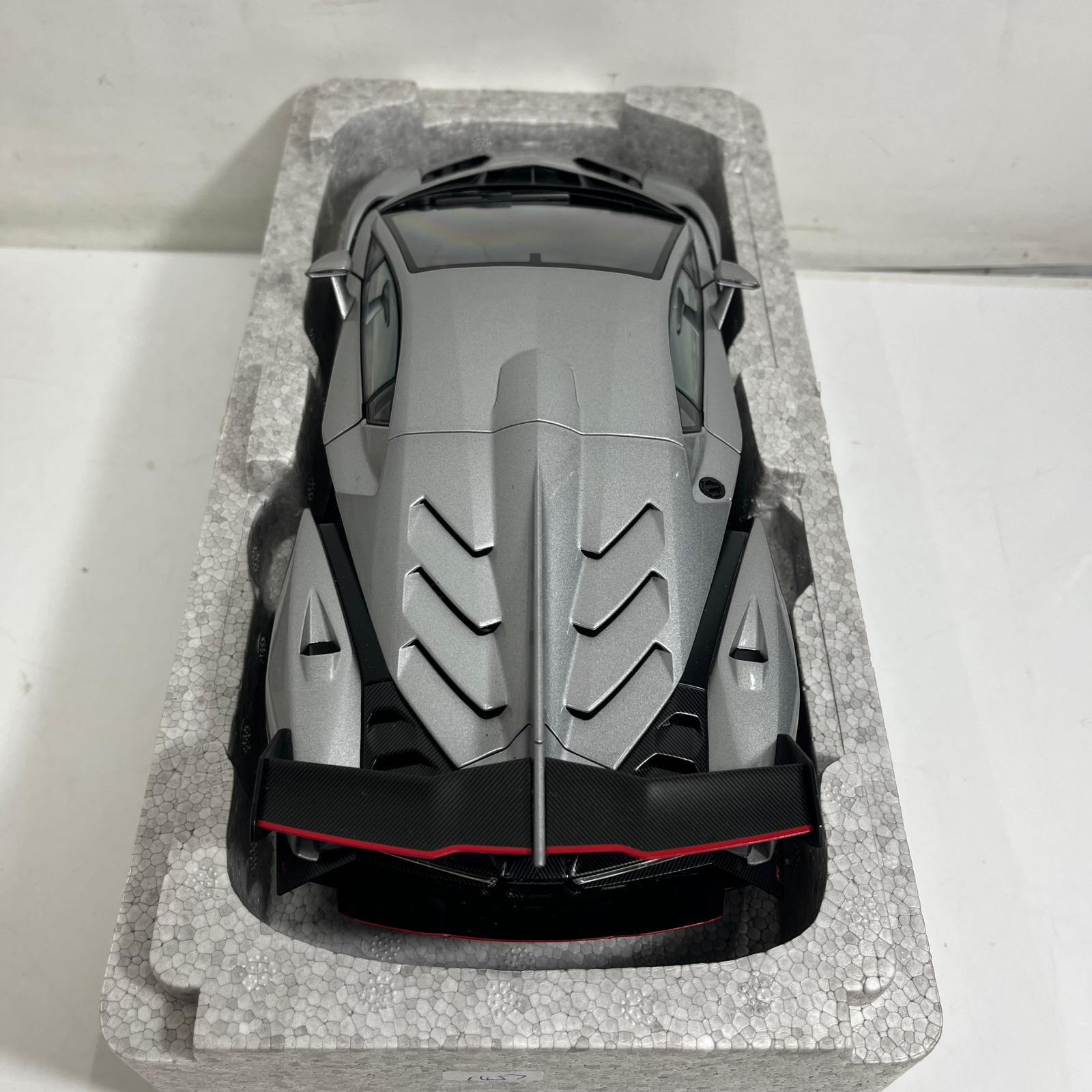 ☆1/18 AUTO art Lamborghini Veneno(グレー) AUTOart スケールカー