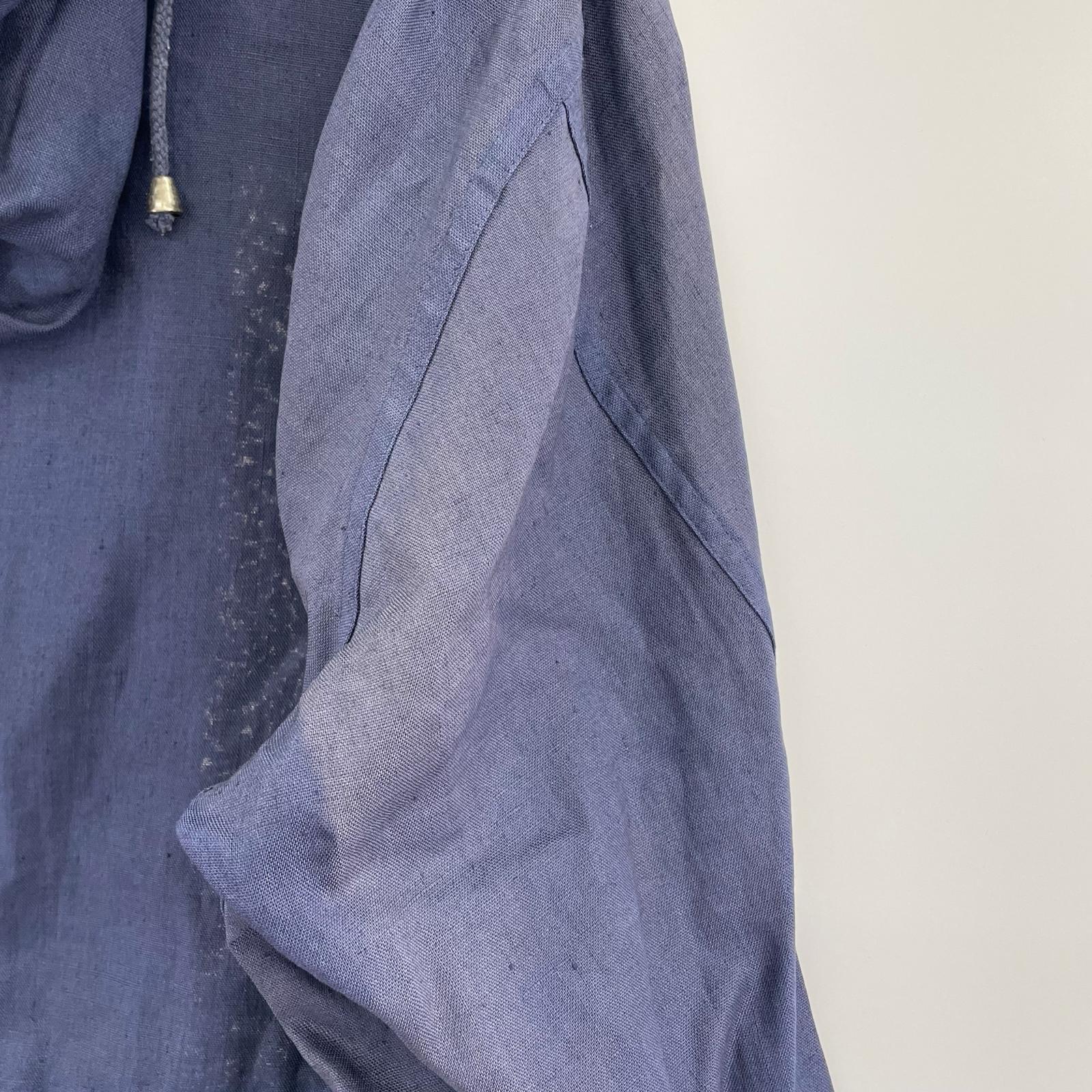 ジャケット BARNEYS NEWYORK BASCO リネンサファリジャケット NVY M ネイビー