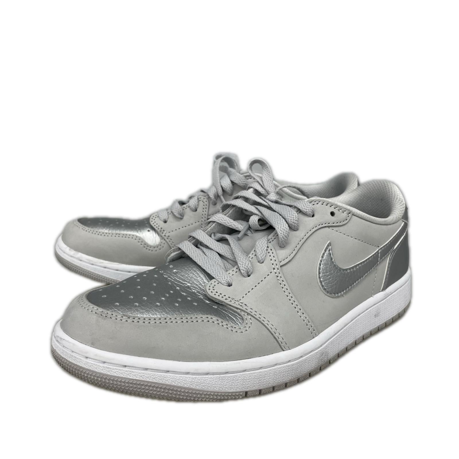 スニーカー AJ1 Retro Low OG Silver 28cm (US10 UK9 1/2 EU46) シルバー