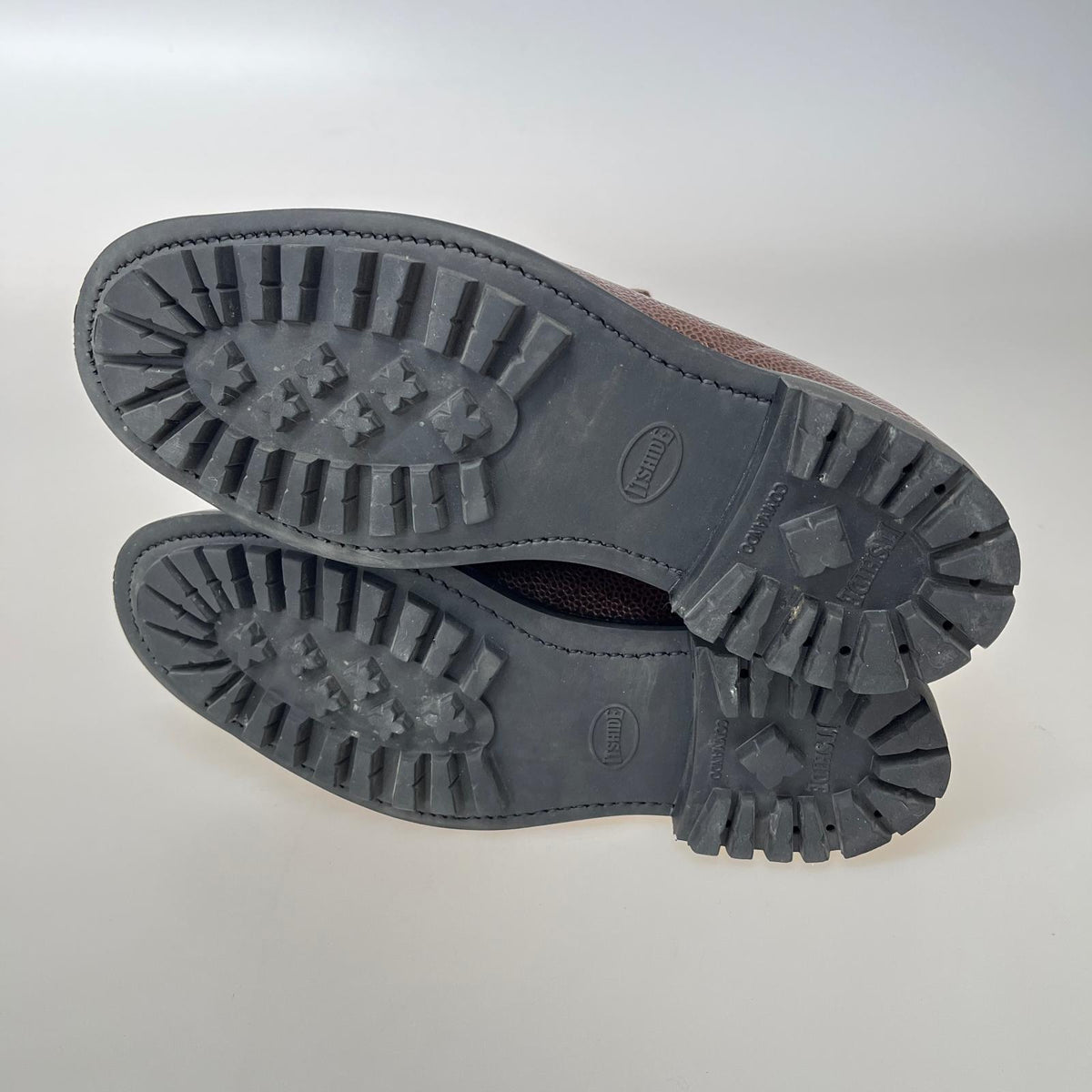 シューズ Military Derby ウイングチップ 茶 7 ブラウン