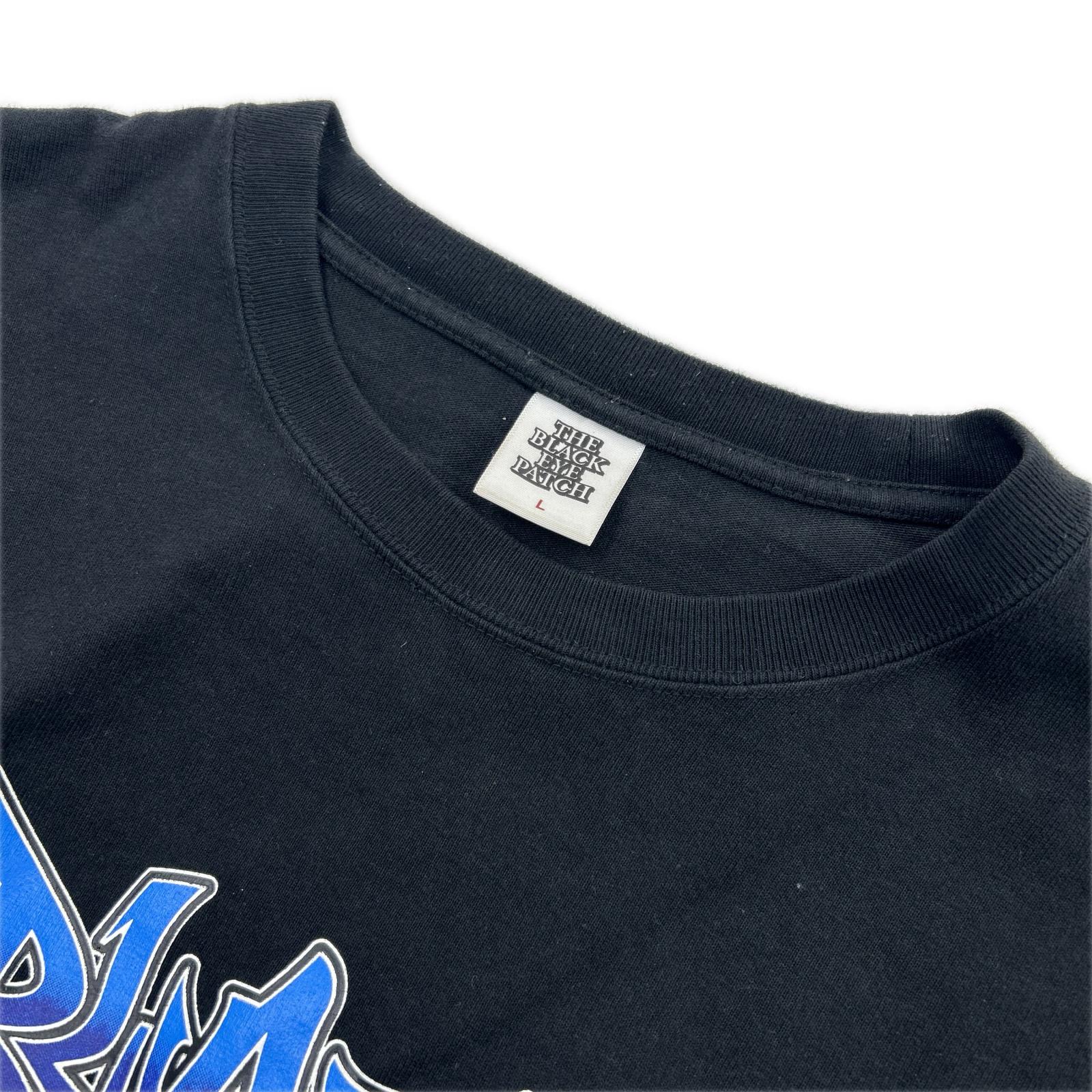 長袖Ｔシャツ グラフィティ ロゴプリント 黒 L L ブラック
