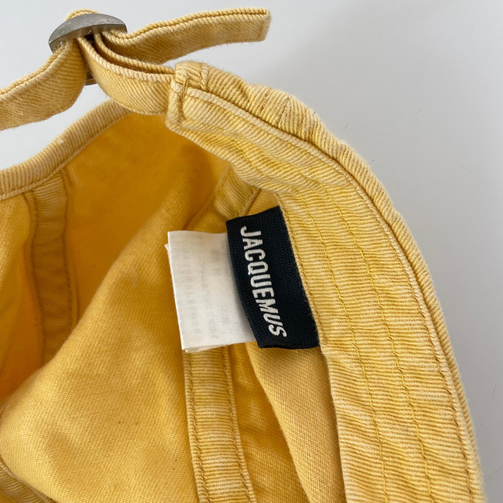 キャップ JACQUEMUS キャンプキャップ イエロー イエロー