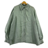 長袖シャツ JIL SANDER レーヨンシルク混シャツ 38 セージグリーン