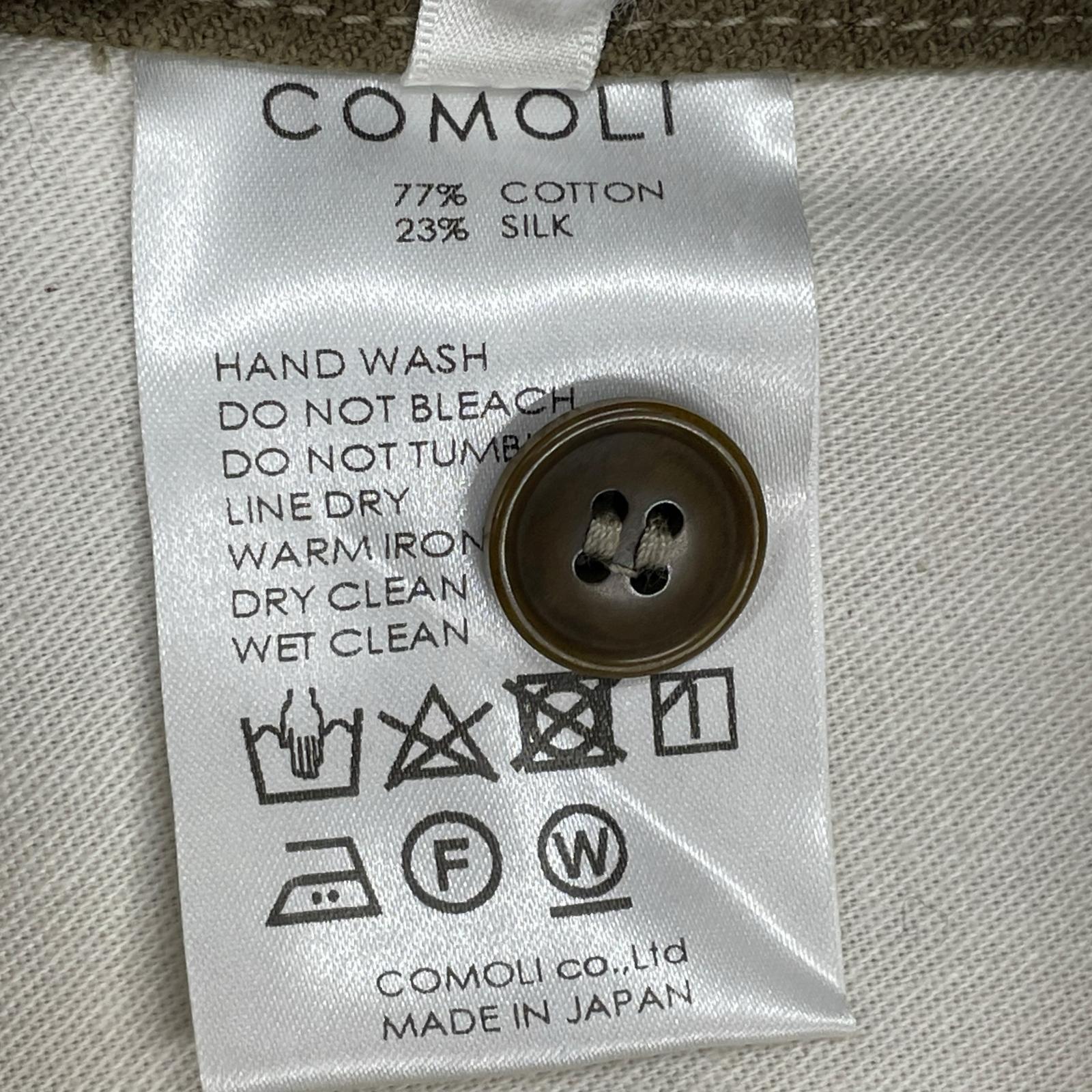 パンツ コットンシルク オーバーパンツ ブラウン