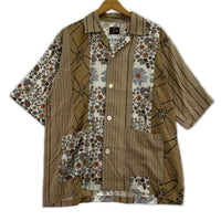 半袖シャツ ×NEEDLES CABANA SHIRT M ベージュ