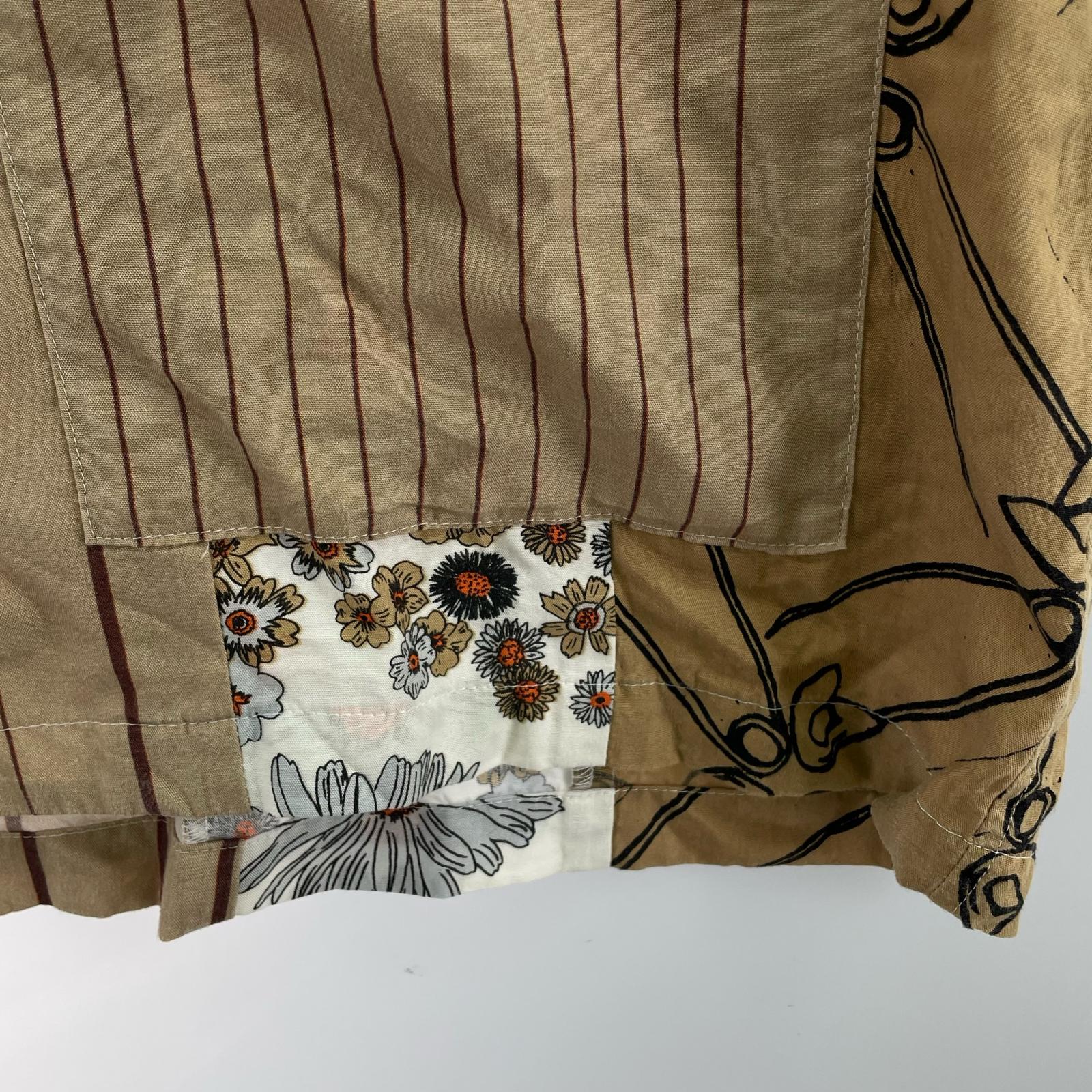 半袖シャツ ×NEEDLES CABANA SHIRT M ベージュ