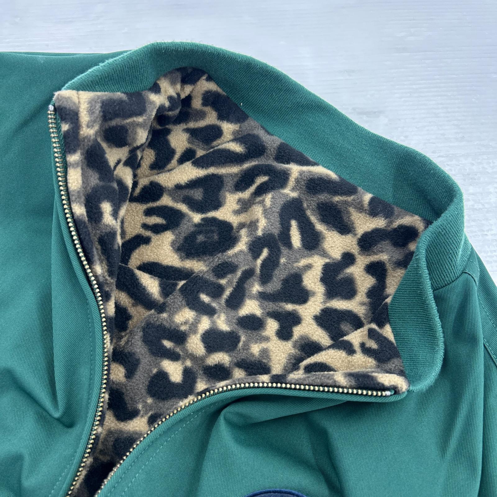 ジャケット ﾘﾊﾞｰｼﾌﾞﾙ ﾚｵﾊﾟｰﾄﾞ 緑