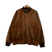 レザージャケット Marziale s.r.l. ROMA SuedeJacket L BEG ブラウン