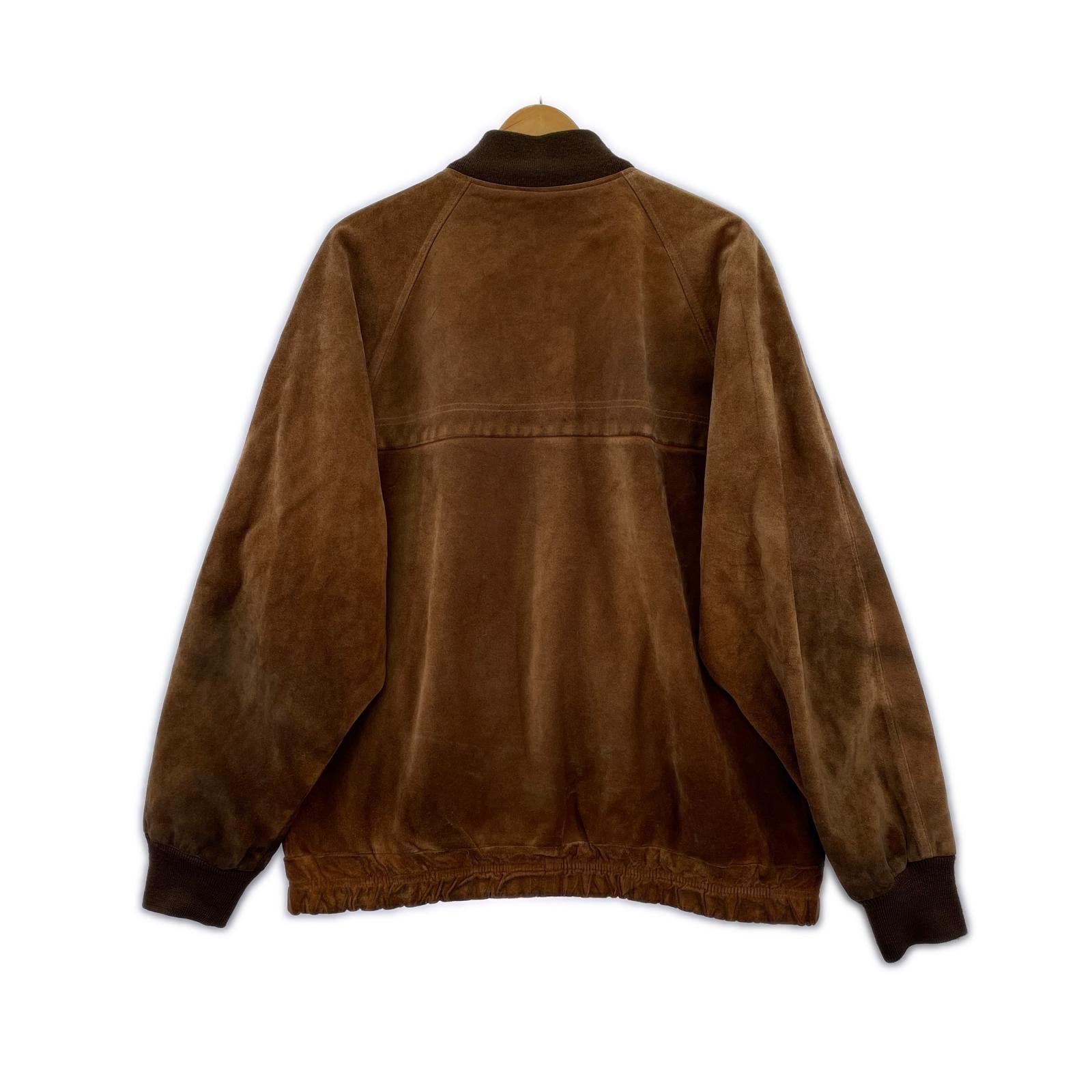 レザージャケット Marziale s.r.l. ROMA SuedeJacket L BEG ブラウン