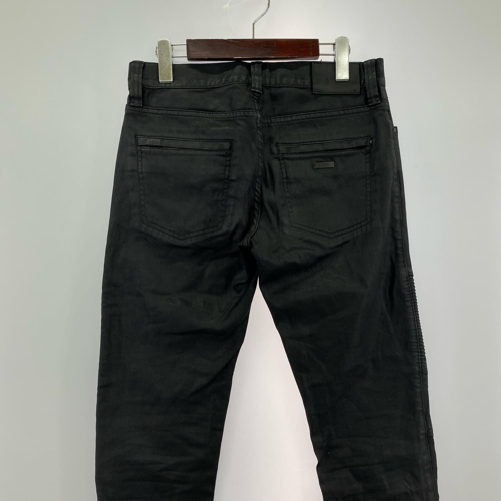 パンツ バイカースキニー J27 黒 30 ブラック