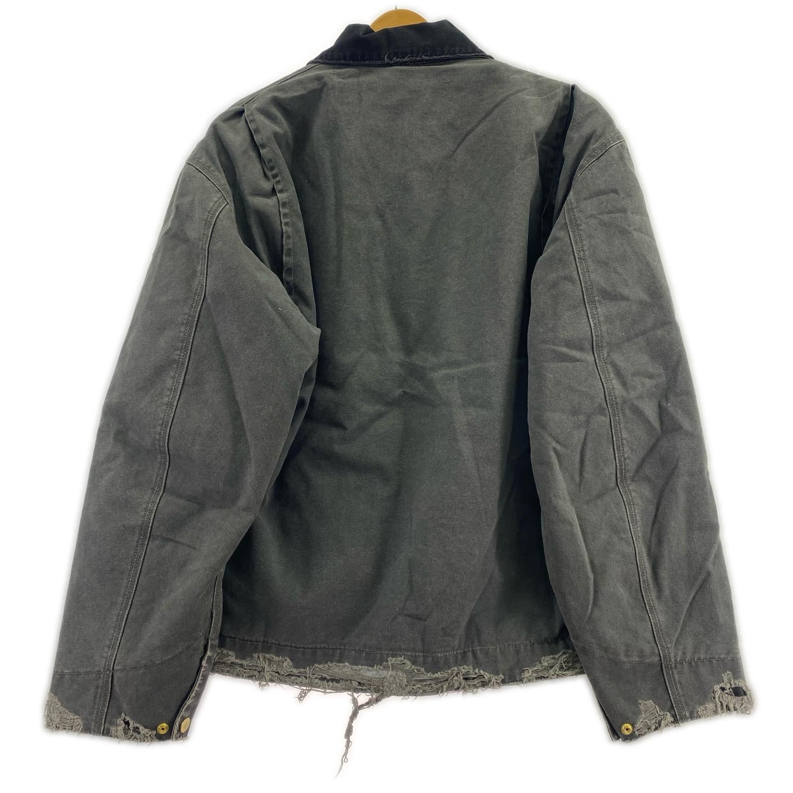 ジャケット WOKE EDGE Workers Jacket ダックワークジャケット XL 黒 ブラック