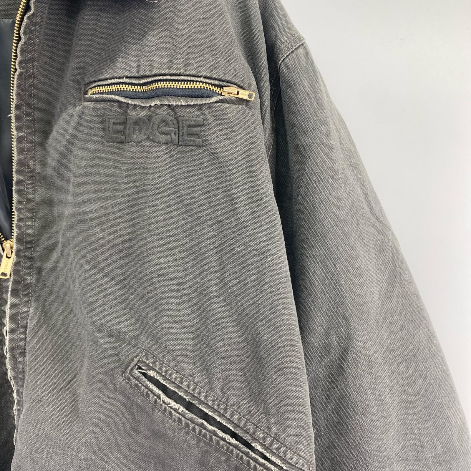 ジャケット WOKE EDGE Workers Jacket ダックワークジャケット XL 黒 ブラック