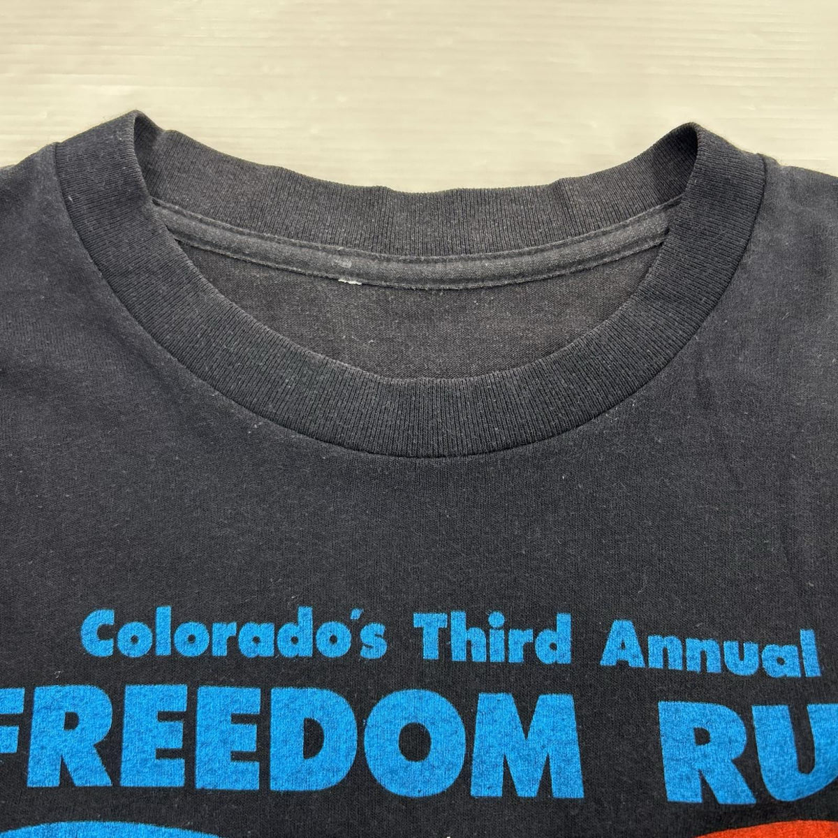 半袖Ｔシャツ 80s FREEDUM RUN 黒 ブラック