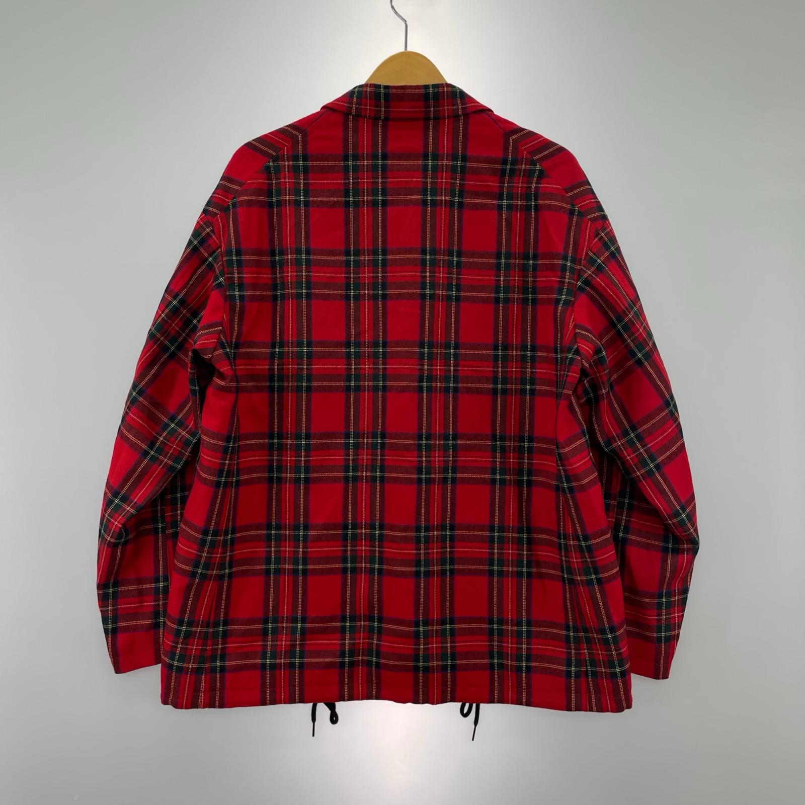 テーラードジャケット 4B Wool Flannel Taylor Jacket/2/ﾁｪｯｸ レッド