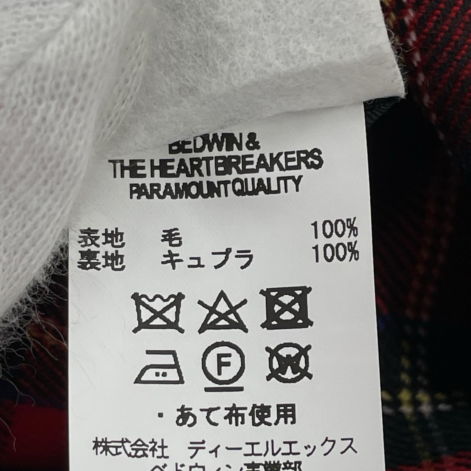 テーラードジャケット 4B Wool Flannel Taylor Jacket/2/ﾁｪｯｸ レッド