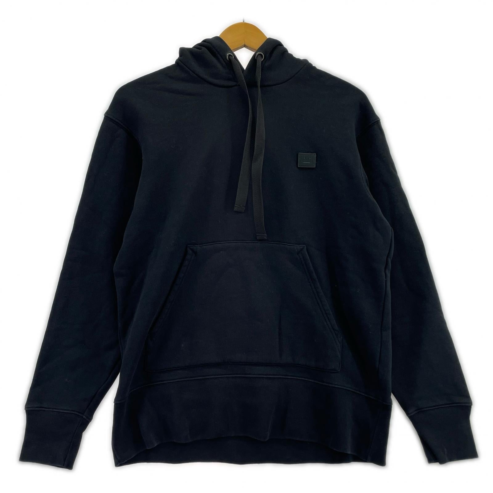 パーカー Acne Studios フェイスパッチパーカー XXS ブラック ブラック