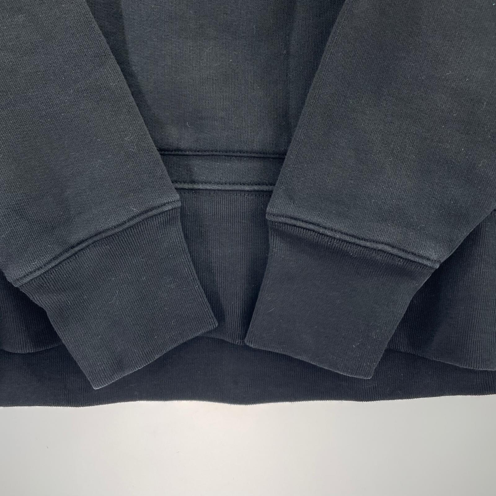 パーカー Acne Studios フェイスパッチパーカー XXS ブラック ブラック