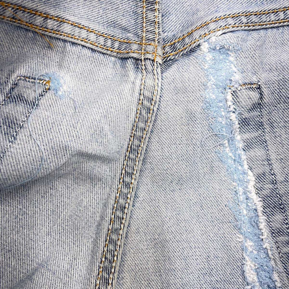 デニムパンツ 90s 501 USA製 ボタン裏524 W34 34 ブルー
