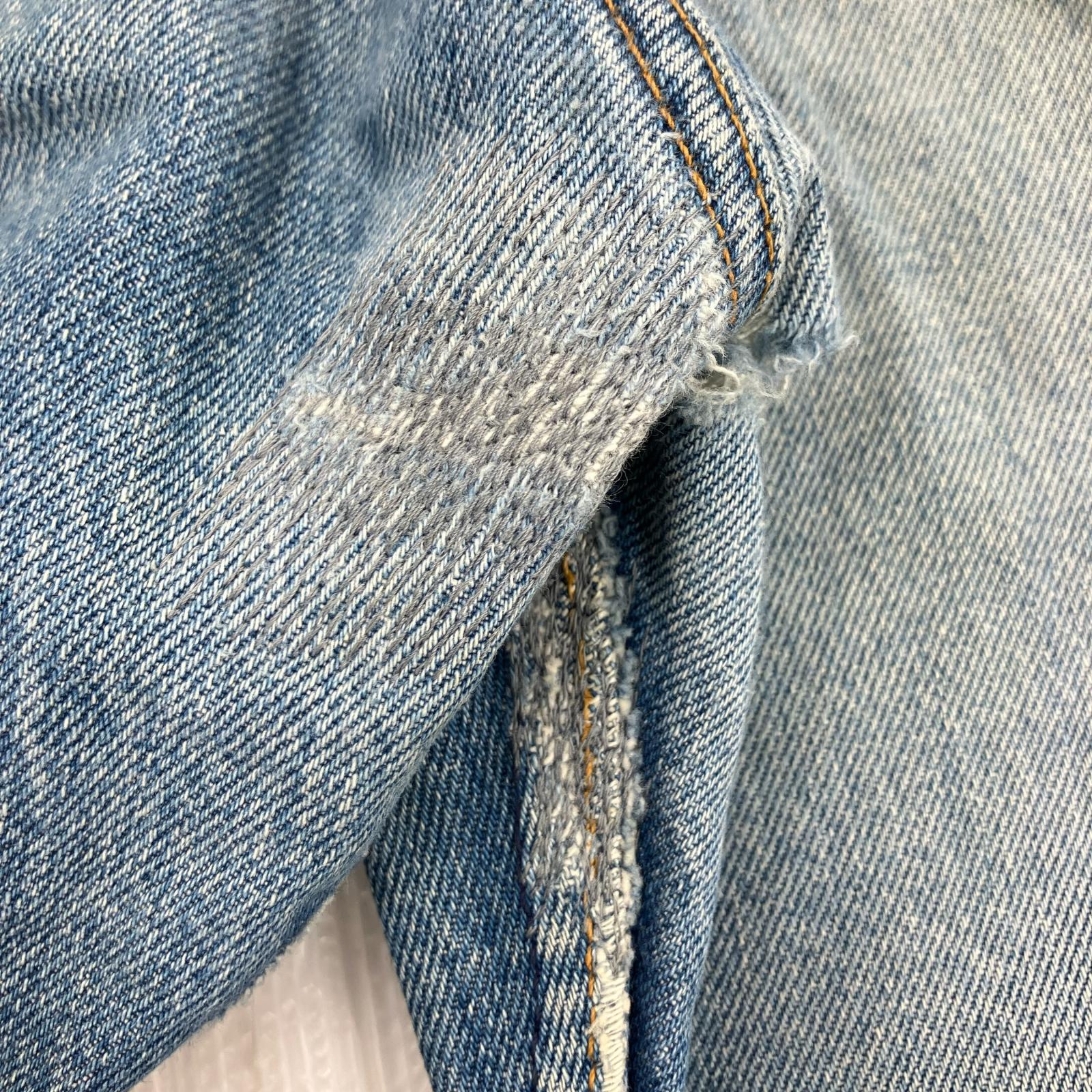 デニムパンツ 90s 501 USA製 ボタン裏520 W32 32 ブルー