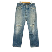 デニムパンツ 90s 501 USA製 ボタン裏553 W36 36 ブルー