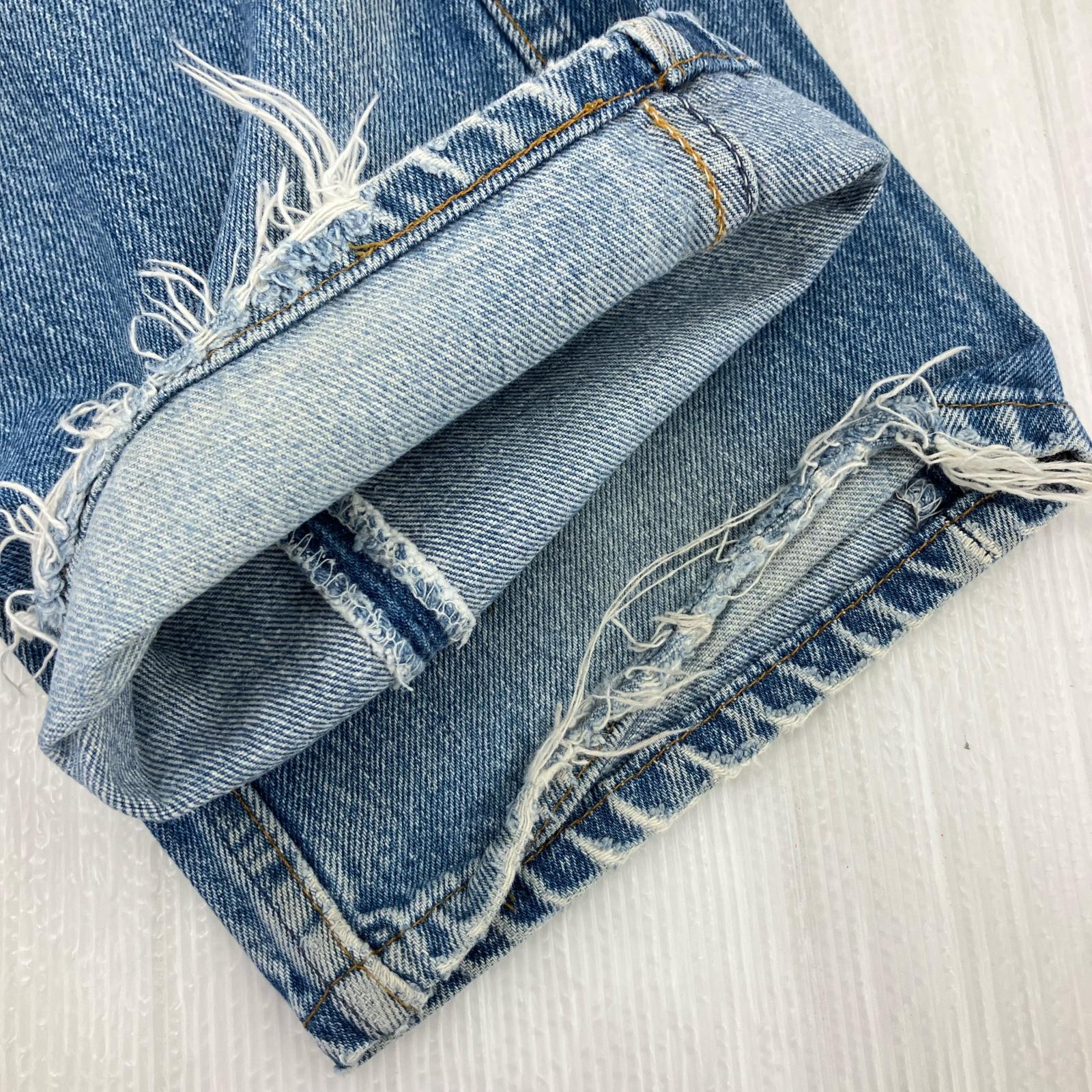 デニムパンツ 90s 501 USA製 ボタン裏553 W36 36 ブルー