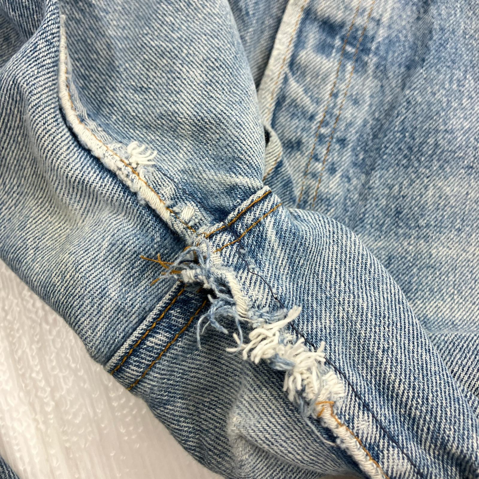 デニムパンツ 90s 501 USA製 ボタン裏553 W36 36 ブルー