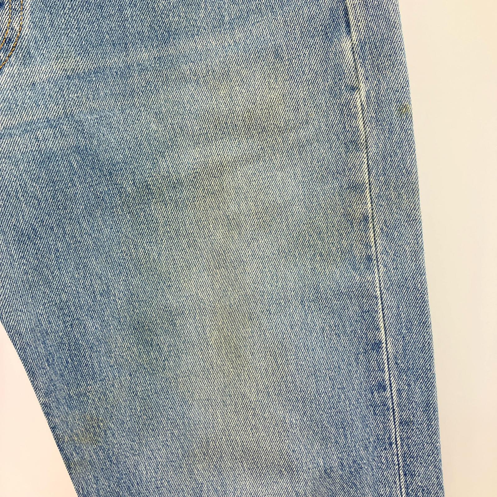 デニムパンツ 90s 501 UK製 ボタン裏311 W33 33 ブルー