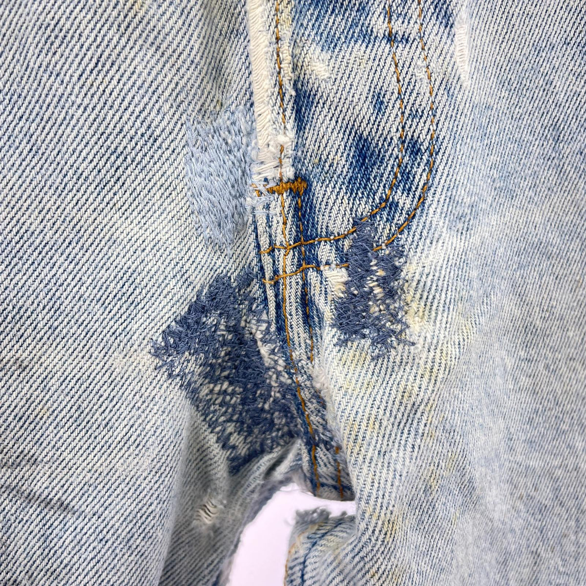 デニムパンツ 90s 501 USA製 ボタン裏552 W32 32 ブルー