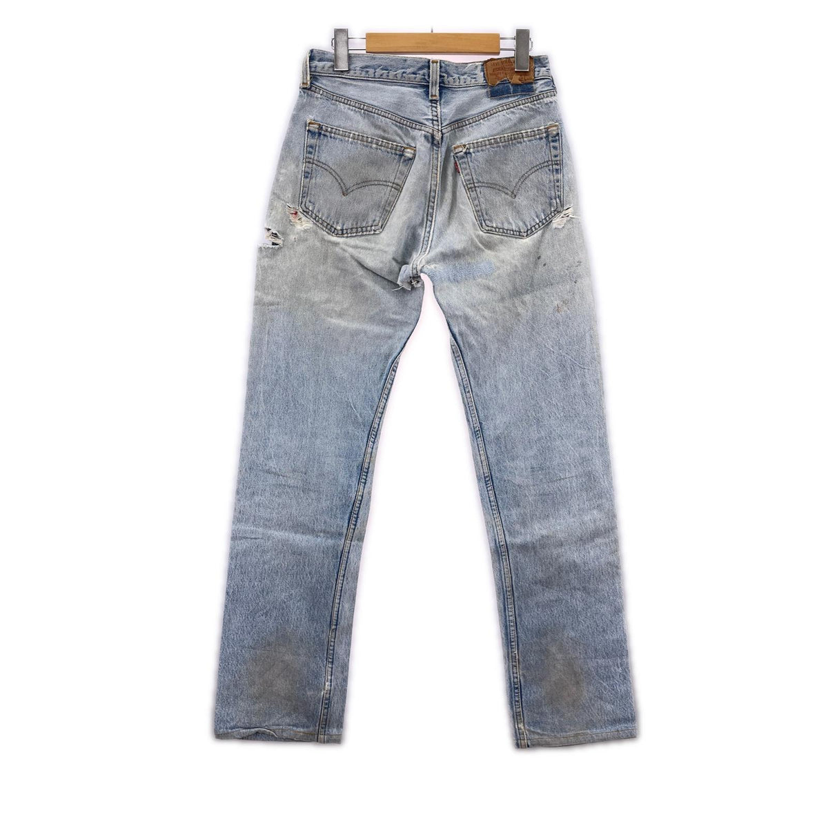 デニムパンツ 90s 501 USA製 ボタン裏552 W32 32 ブルー