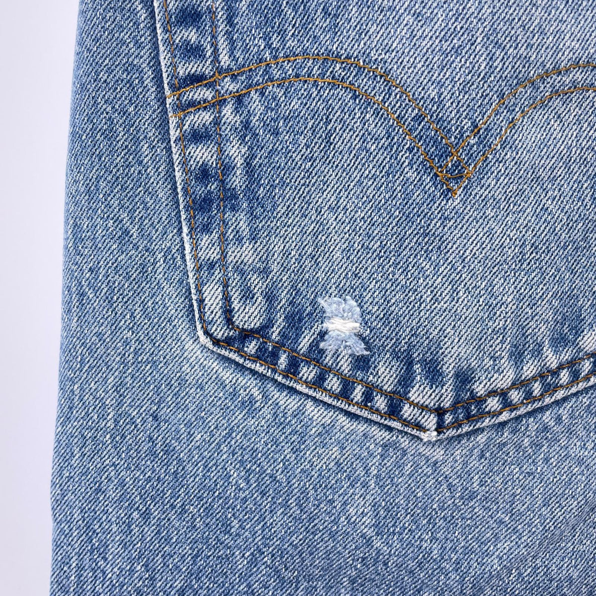 デニムパンツ 80s 501 USA製 ボタン裏653 W33 ブルー