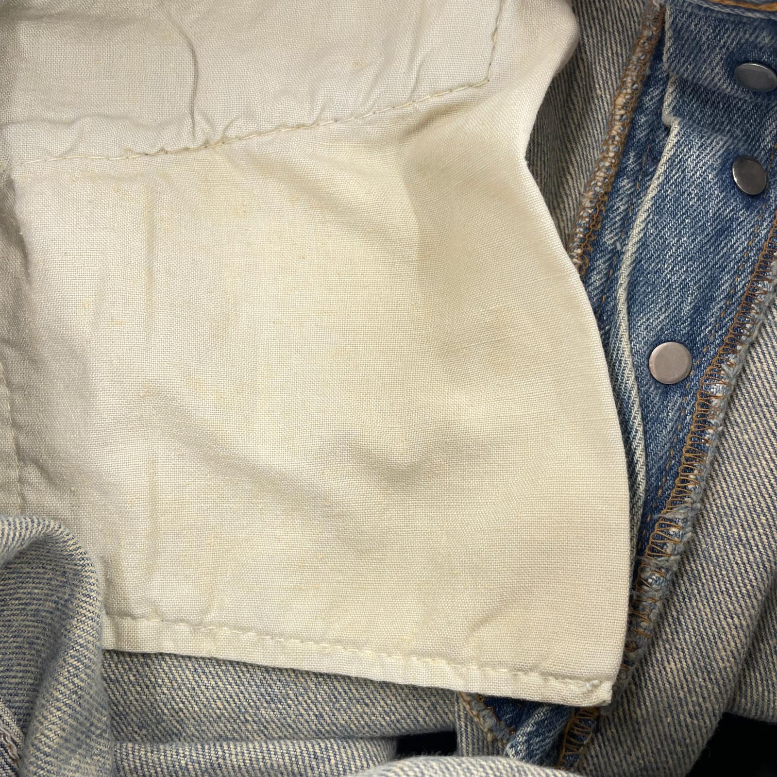 デニムパンツ 90s 501 USA製 ボタン裏552 W34 34 ブルー