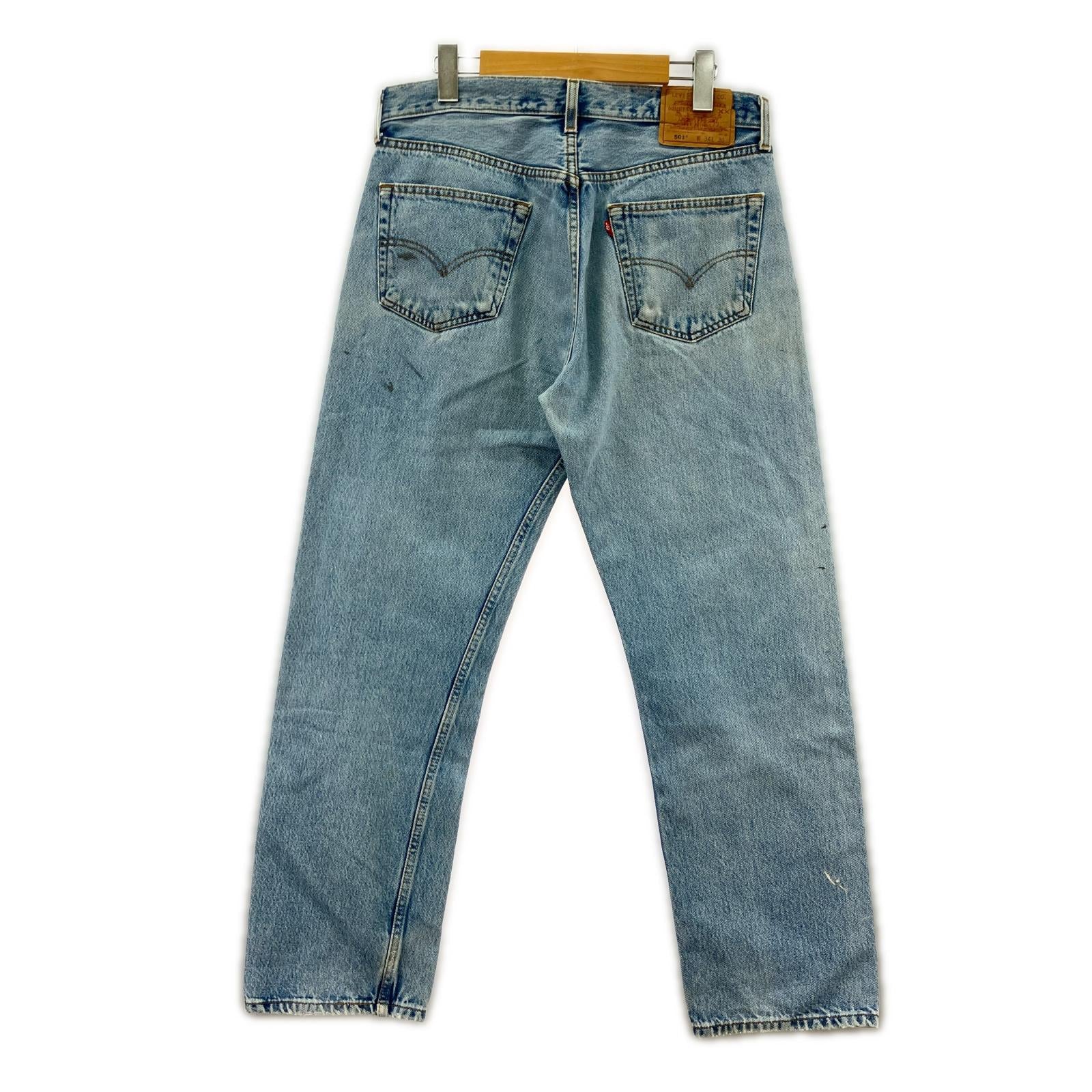 デニムパンツ 00s 501 コロンビア製 ボタン裏689 W34 34 ブルー