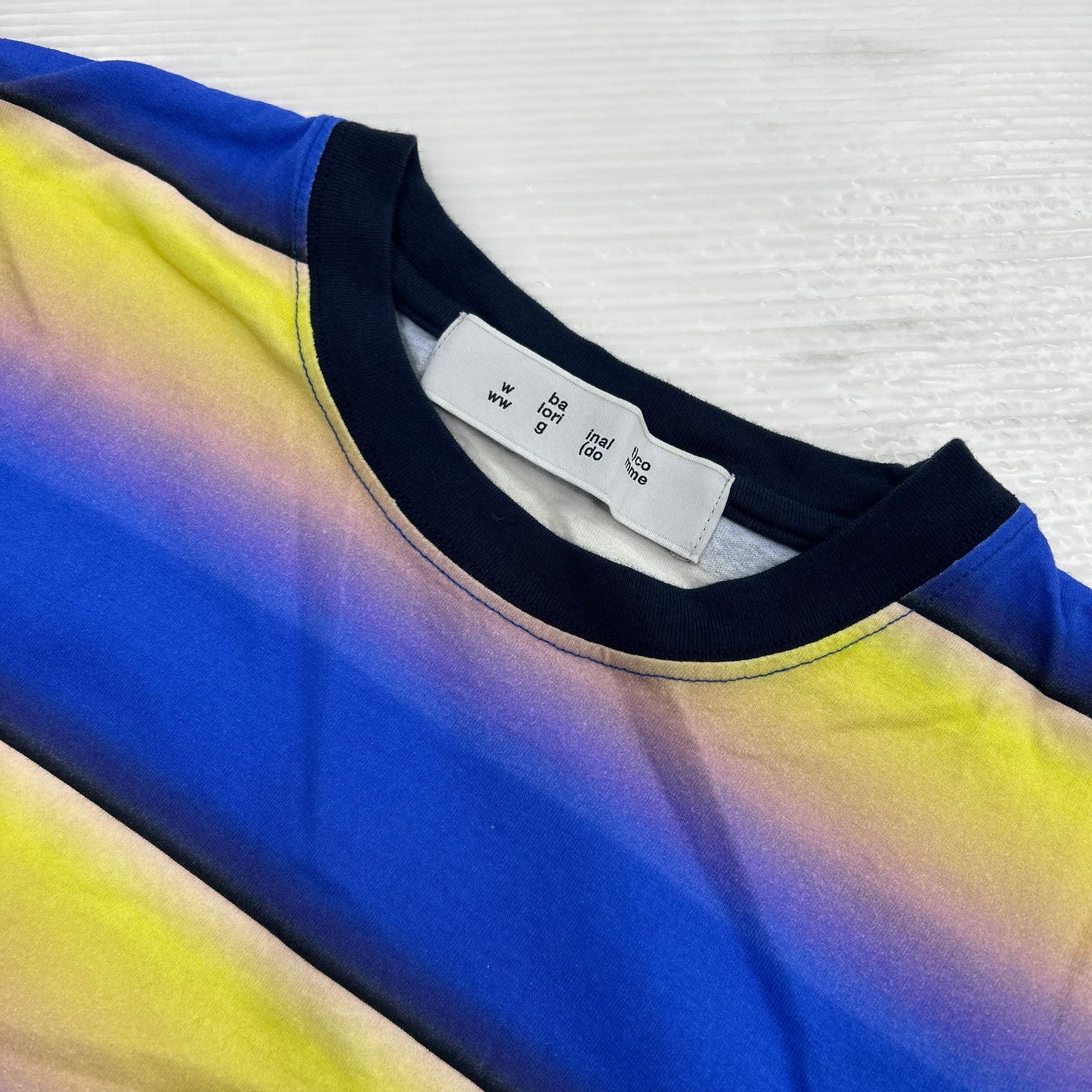 半袖Ｔシャツ GRADIENT STRIPE CREW NECK TEE 3
