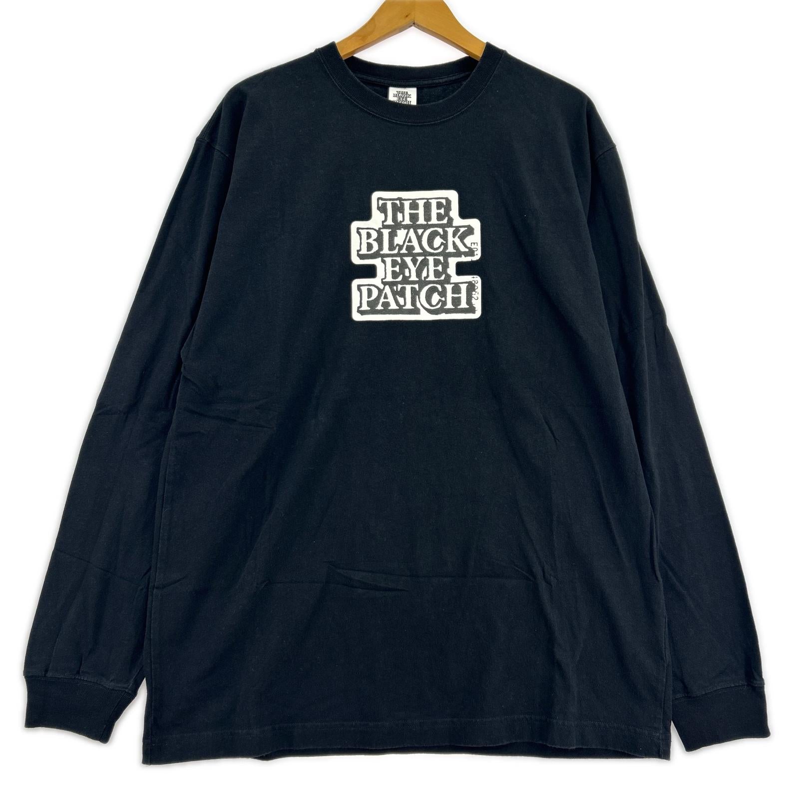 長袖Ｔシャツ LOGO PRINT TEE L ブラック