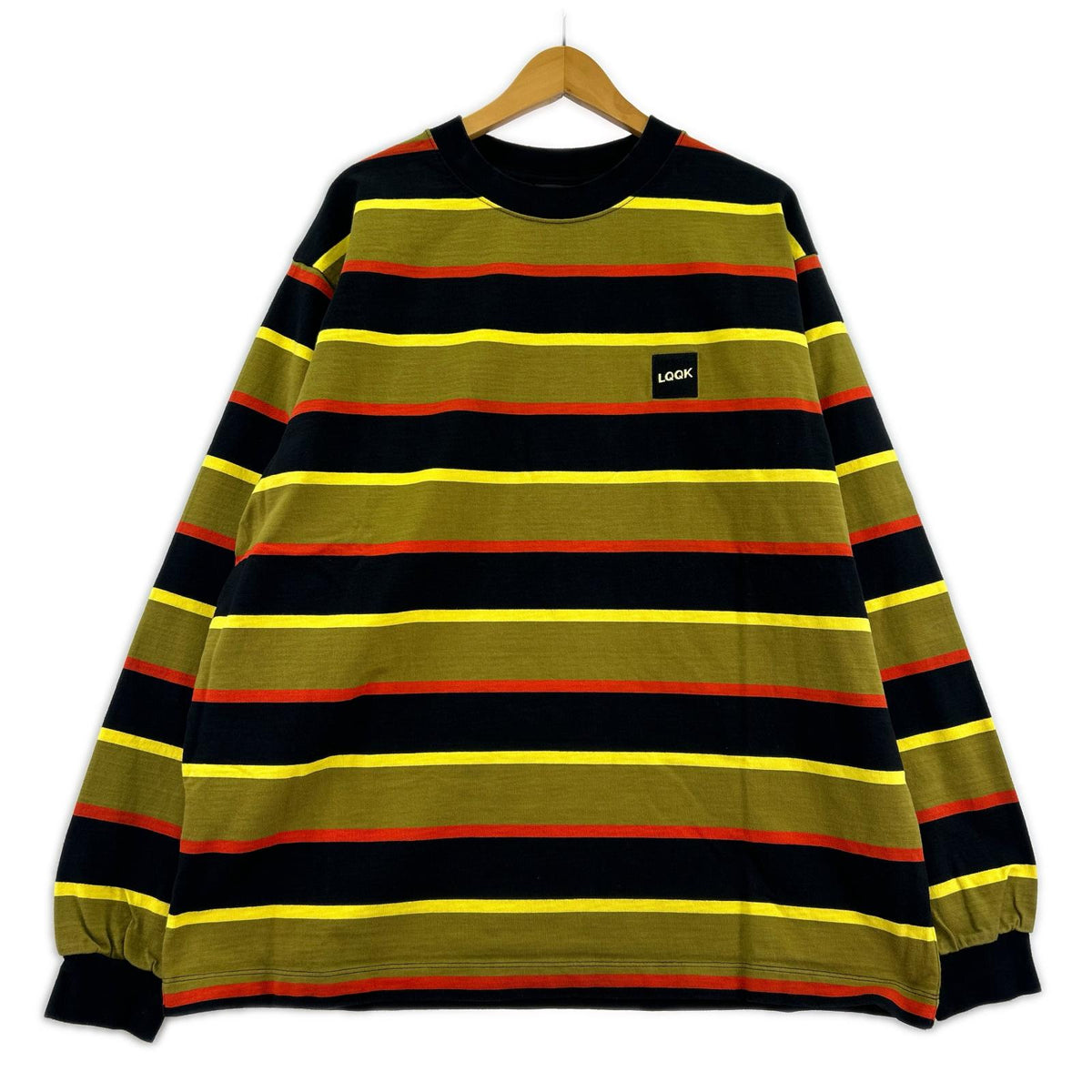 長袖Ｔシャツ LQQK Studio L/S RUGBY WEIGHT BORDER TEE